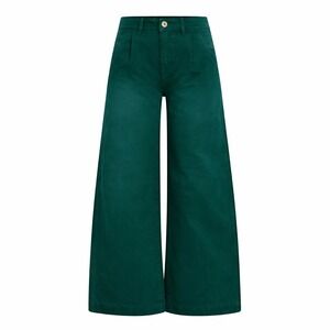 Current/Elliott The Postman Wide Leg Women's Pants Amazon Green Cinch Back 32